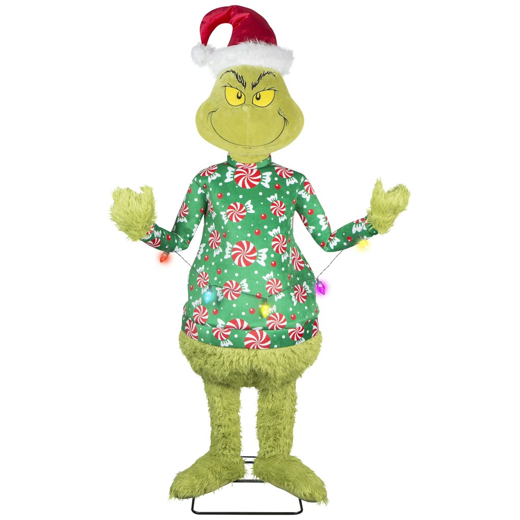 Christmas Life Size Animated Dr. Seuss' The Grinch in Sweater : $89 Christmas Life Size Animated Dr. Seuss' The Grinch in Sweater : $89