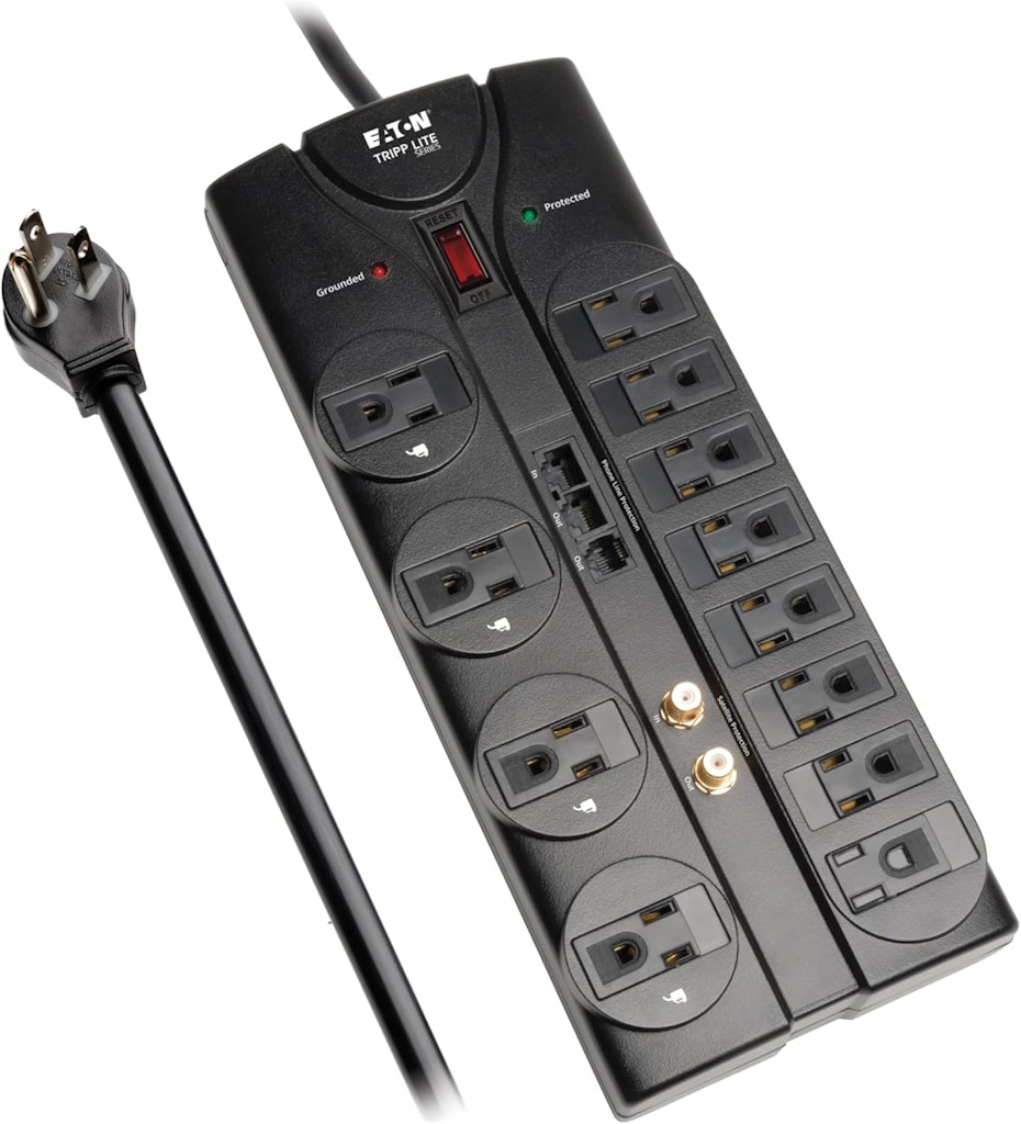 Eaton Tripp Lite Home Theater 12-Outlet Surge Protector: $44