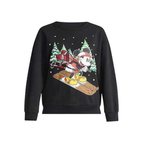 Disney Mickey Mouse Women's Christmas Sweatshirt: $11.99