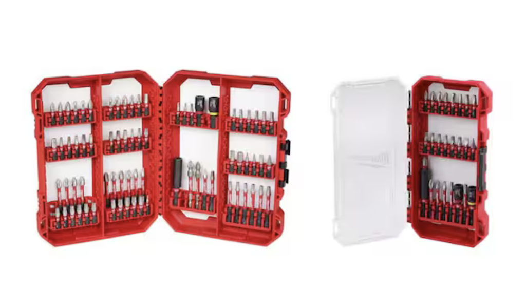 Milwaukee 99-Piece Shockwave Impact Duty Alloy Steel Screw Driver Bit Set w/ Packout Case: $26