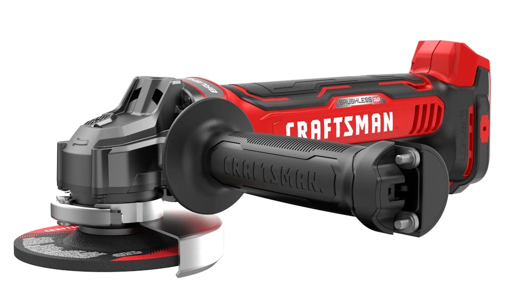 Craftsman V20 RP 4.5" Paddle Switch Cordless Angle Grinder: $39