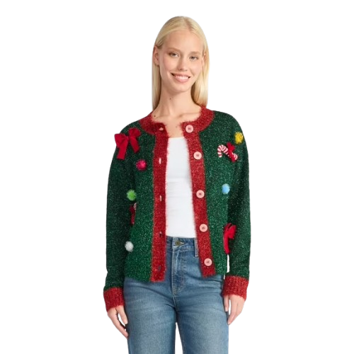 Holiday Time Women's Christmas Cardigan: $13.79 Holiday Time Women's Christmas Cardigan: $13.79