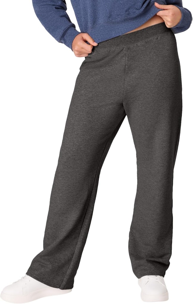 Hanes Comfortsoft Women's Open Bottom Fleece Pants: $5.74