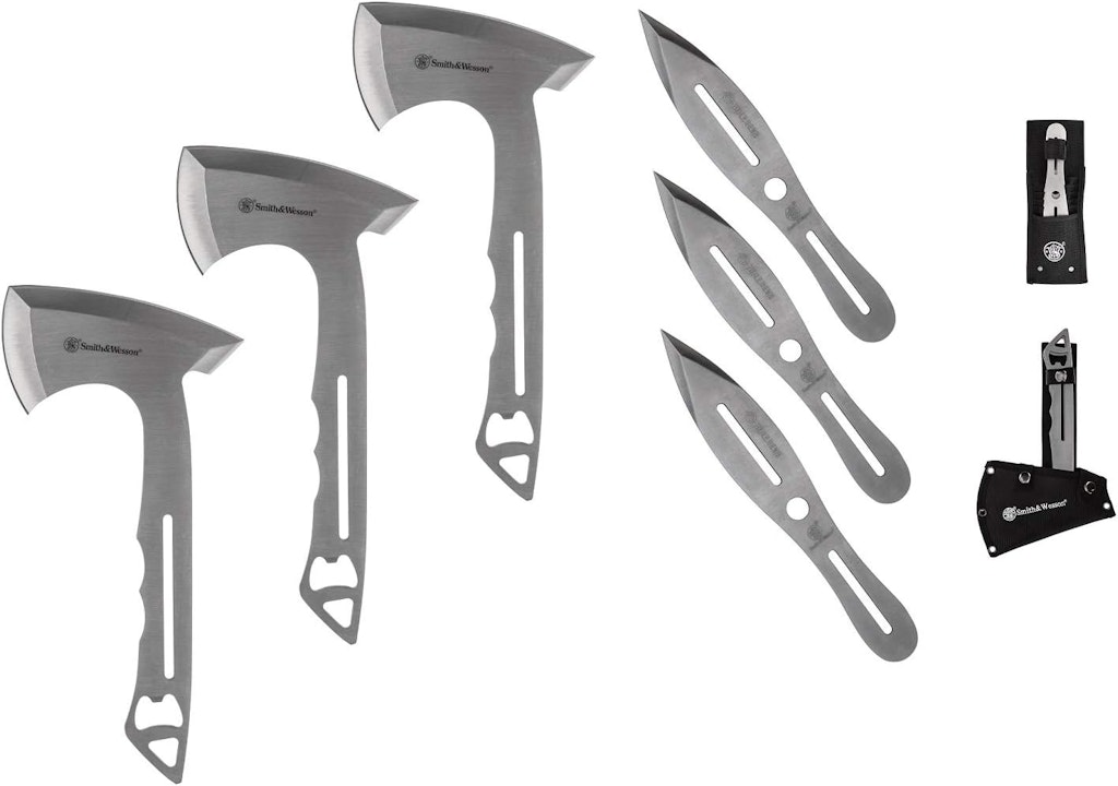 Smith & Wesson Throwing Knives & Axes Combo: $42 Smith & Wesson Throwing Knives & Axes Combo: $42