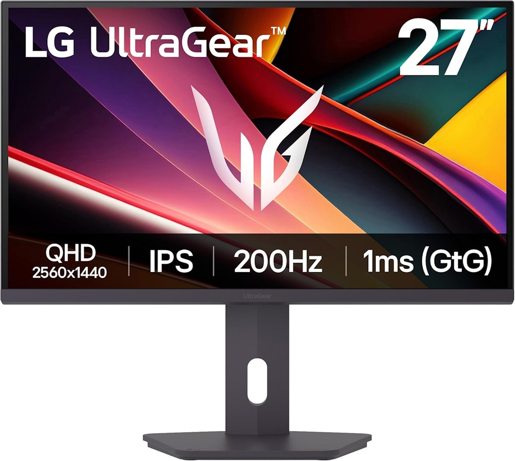 LG UltraGear G6 27" 1440p HDR 200Hz IPS LED G-Sync Monitor: $169.99