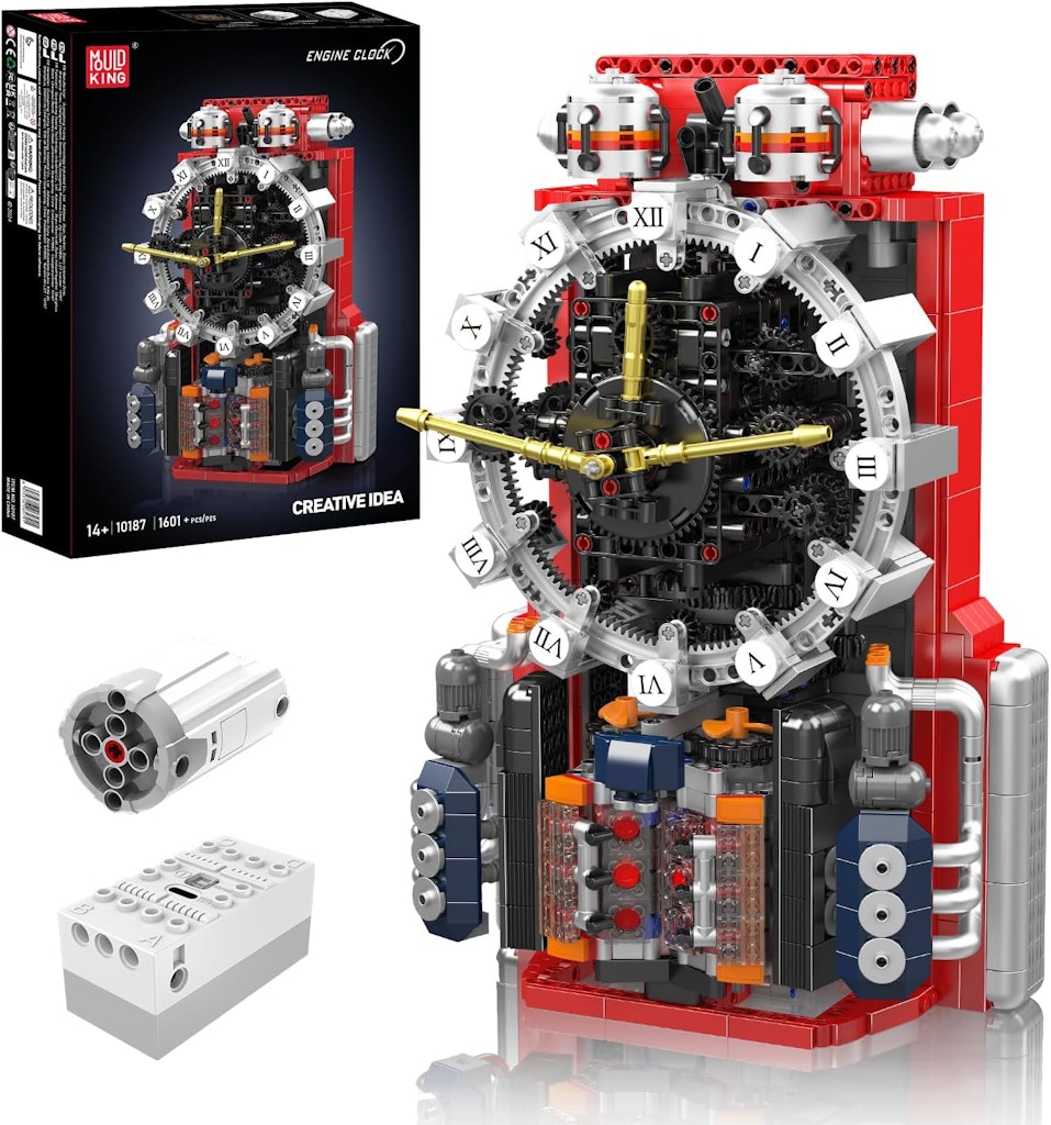 Mould King Cyberpunk Mechanical Clock Building Set: $62.99