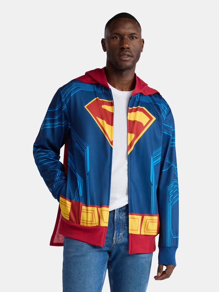 Superman Men's Cosplay Hoodie: $15