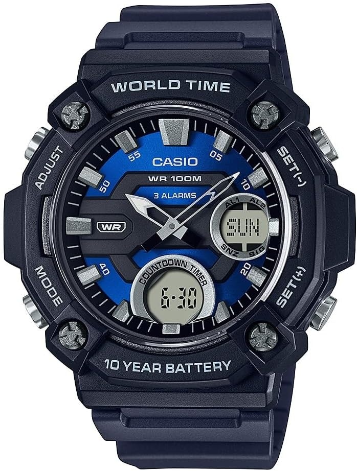 Casio AEQ120W Series Men's Analog Digital Watch: $29 Casio AEQ120W Series Men's Analog Digital Watch: $29