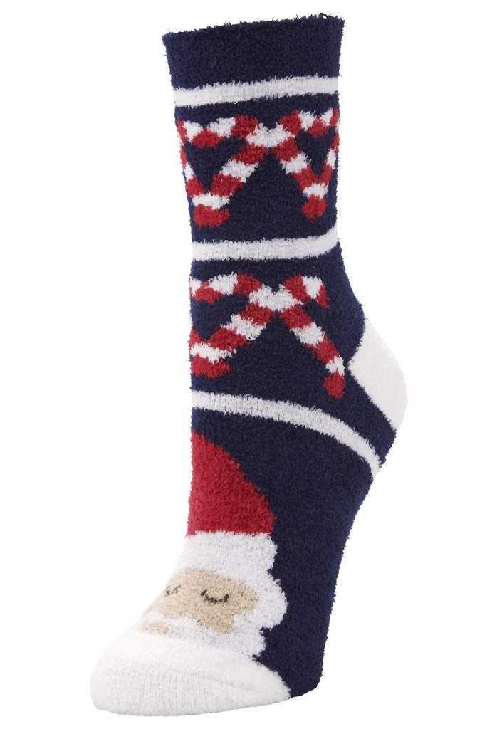 Women's Holiday Fuzzy Socks at Walmart: 98 cents