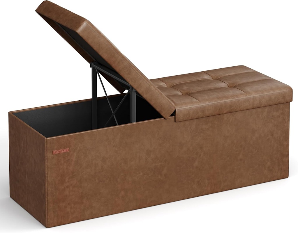 Songmics Mazie 42" Storage Ottoman Bench: $40.43