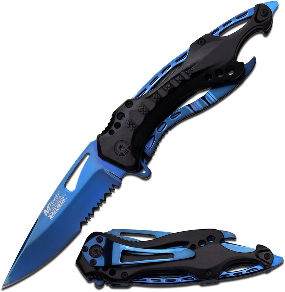 MTech USA 3.75" Half-Serrated Folding Knife: $9.58 MTech USA 3.75" Half-Serrated Folding Knife: $9.58