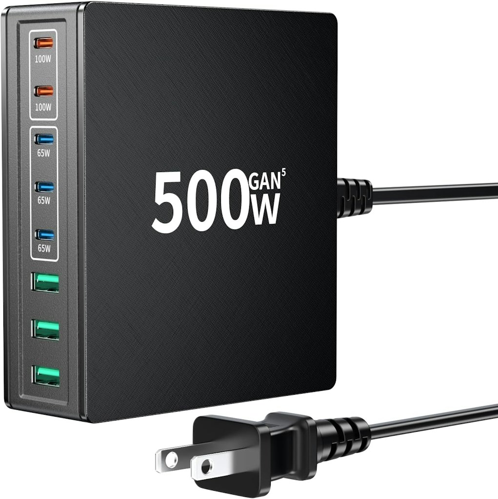 Rottay 8-Port GaN Charging Station Hub: $32.39