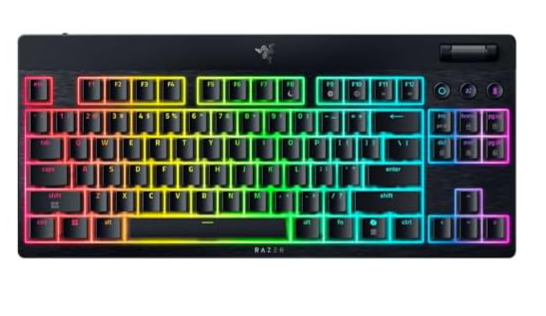 Razer BlackWidow V4 Low Profile TKL HyperSpeed Wireless Gaming Keyboard: $139.99