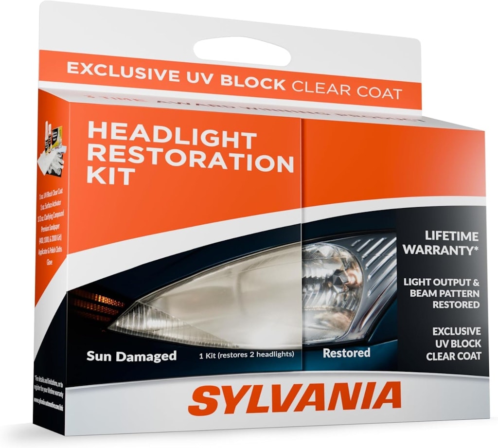 Sylvania Headlight Restoration Kit: $22.75
