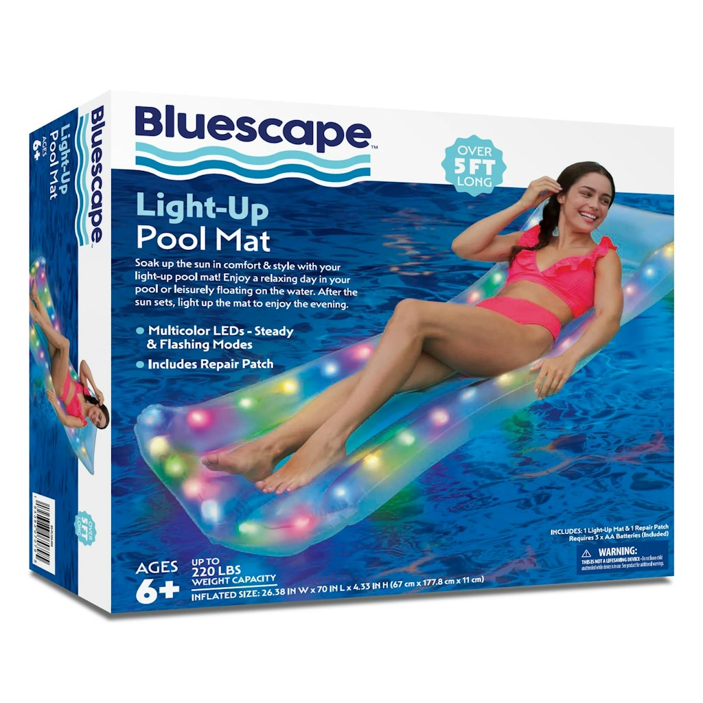 Bluescape Light-Up Pool Mat: $9.97 Bluescape Light-Up Pool Mat: $9.97