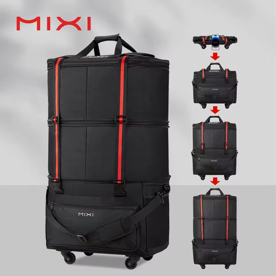 Mixi Foldable Rolling Travel Bag: $62.22 Mixi Foldable Rolling Travel Bag: $62.22