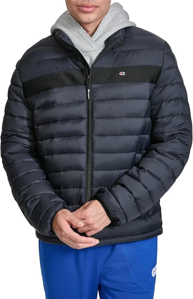 Champion Men's Lightweight Packable Puffer Jacket: $31.92