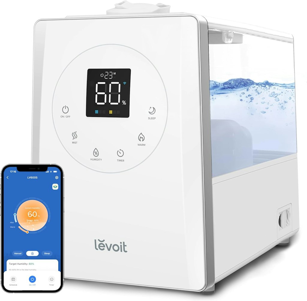 Levoit LV600S 6L Smart Dual Mist Humidifier: $93