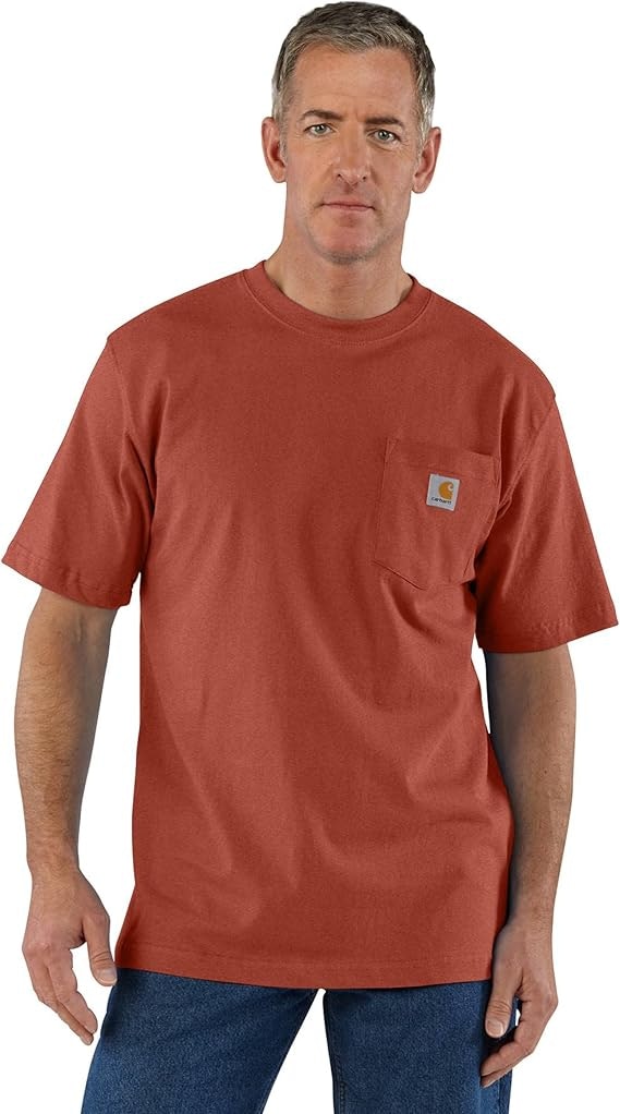 Carhartt Men's Loose Fit Heavyweight Pocket T-Shirt: From $13 Carhartt Men's Loose Fit Heavyweight Pocket T-Shirt: From $13