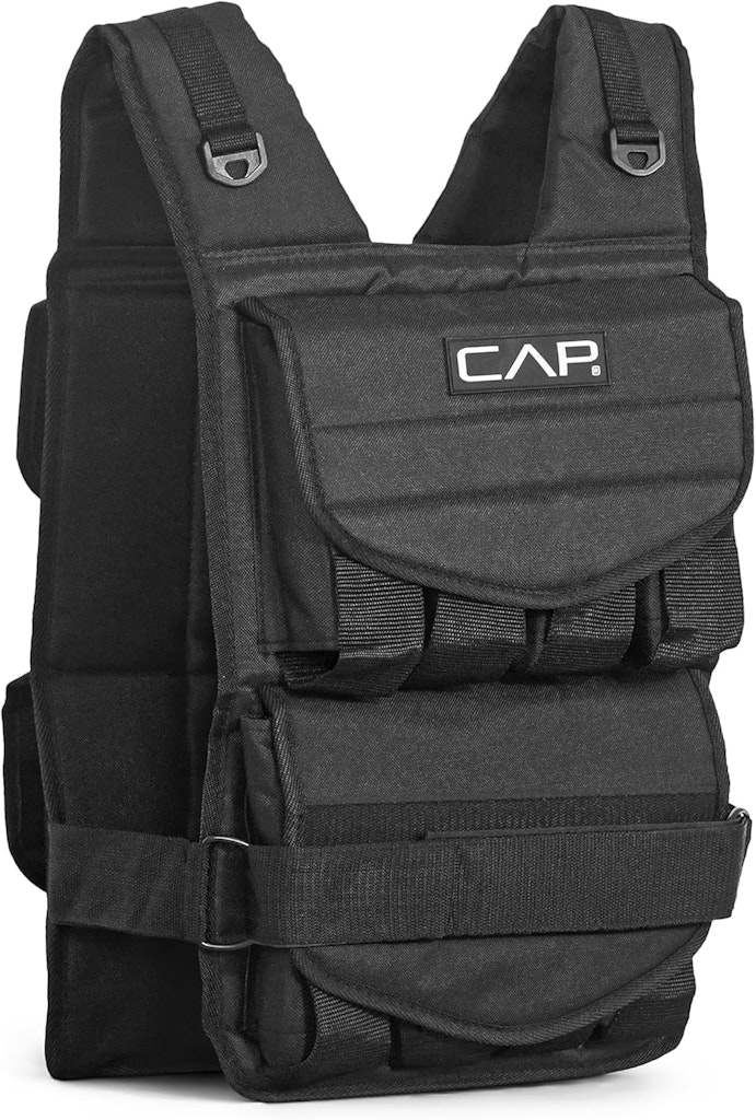 CAP Barbell 40-lb. Adjustable Weighted Vest: $59 CAP Barbell 40-lb. Adjustable Weighted Vest: $59