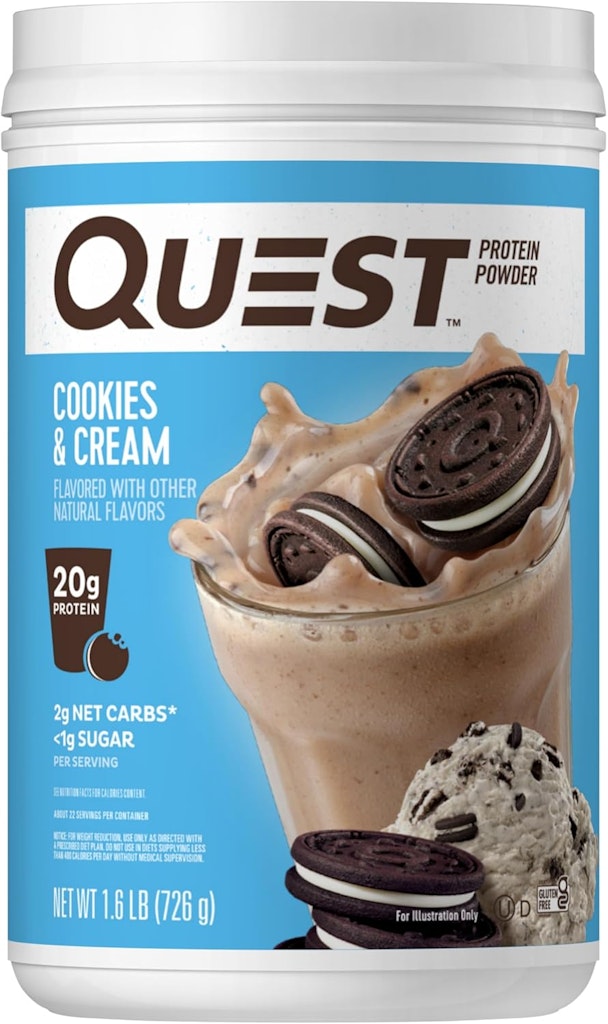 Quest Nutrition Cookies & Cream 1.6-lb. Protein Powder: $24 via Sub & Save Quest Nutrition Cookies & Cream 1.6-lb. Protein Powder: $24 via Sub & Save