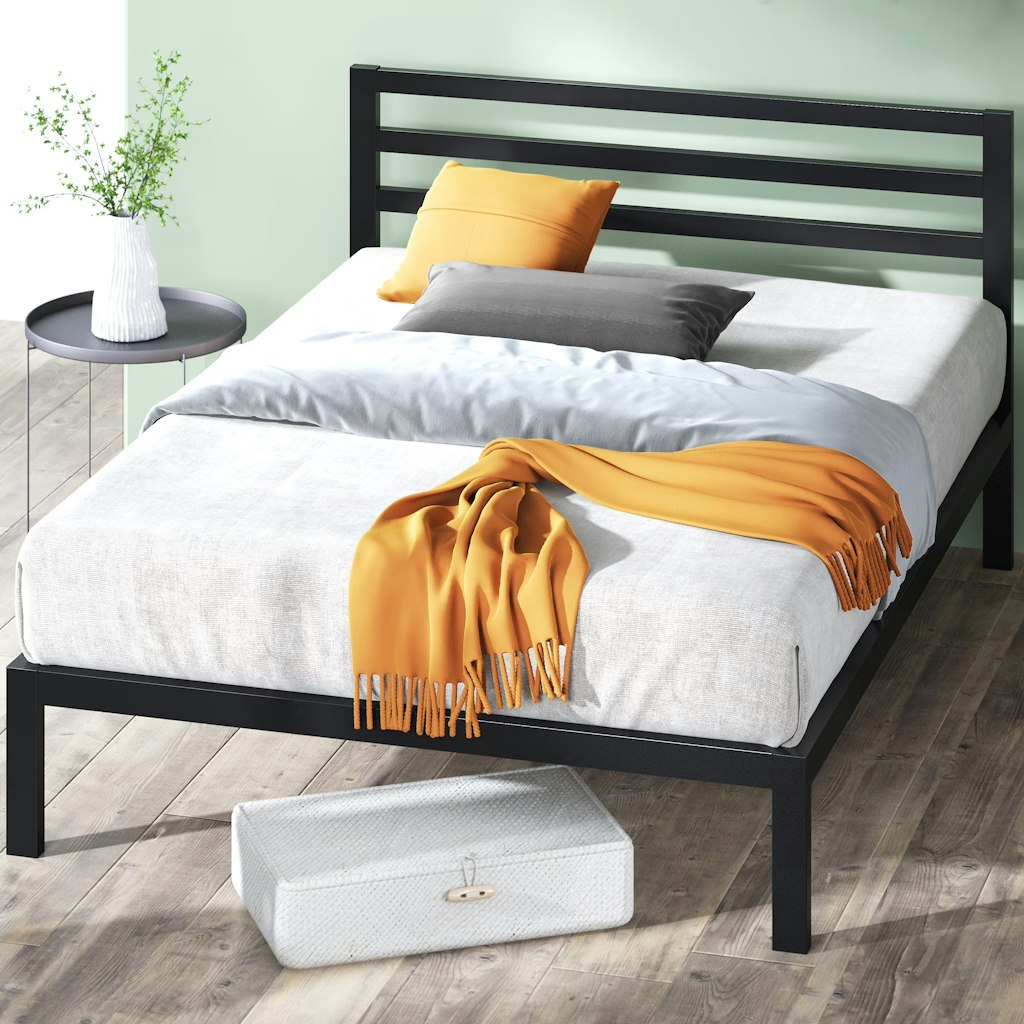 Zinus Mia 38" Metal Platform King Bed Frame: $87 Zinus Mia 38" Metal Platform King Bed Frame: $87