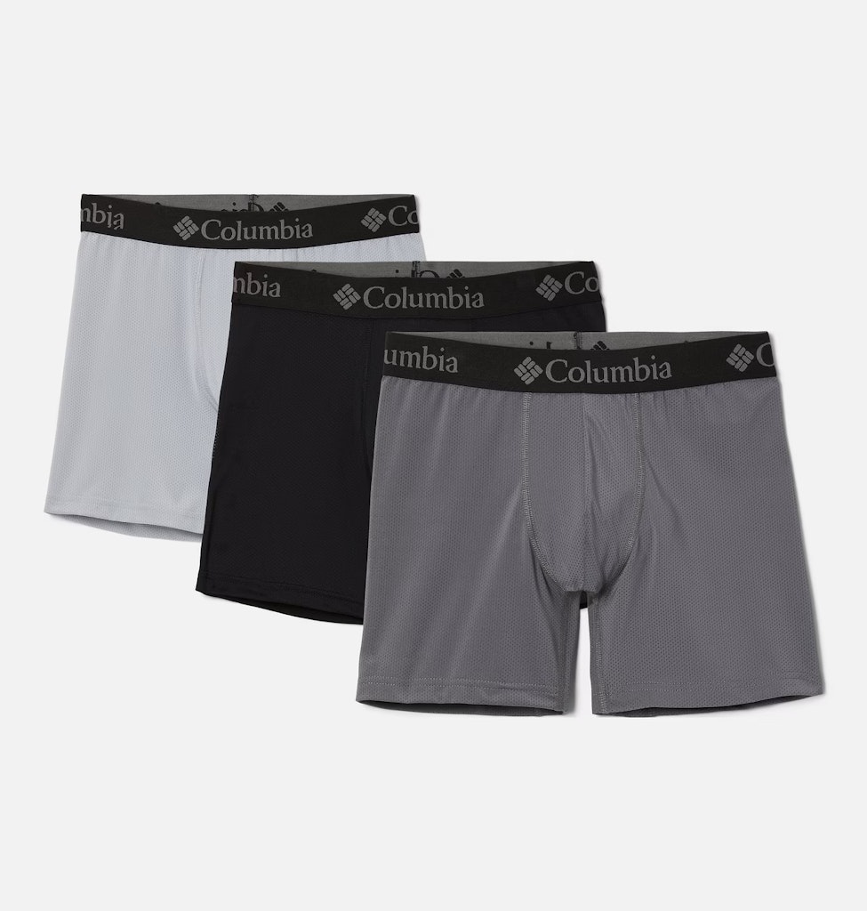Columbia Men's Allover Mesh Boxer Briefs 3-Pack: $27 Columbia Men's Allover Mesh Boxer Briefs 3-Pack: $27