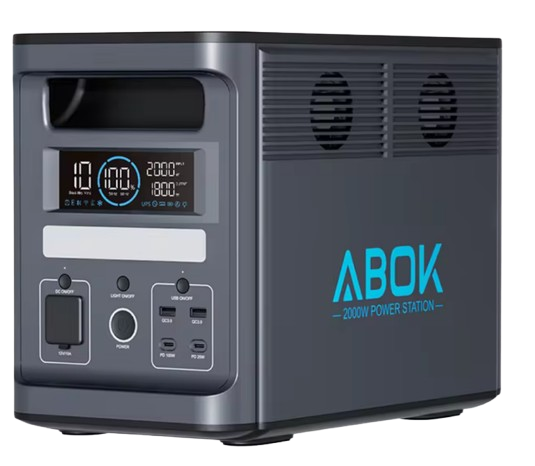 ABOK Ark2000 2,000W 1,536Wh Portable Power Station: $371 ABOK Ark2000 2,000W 1,536Wh Portable Power Station: $371