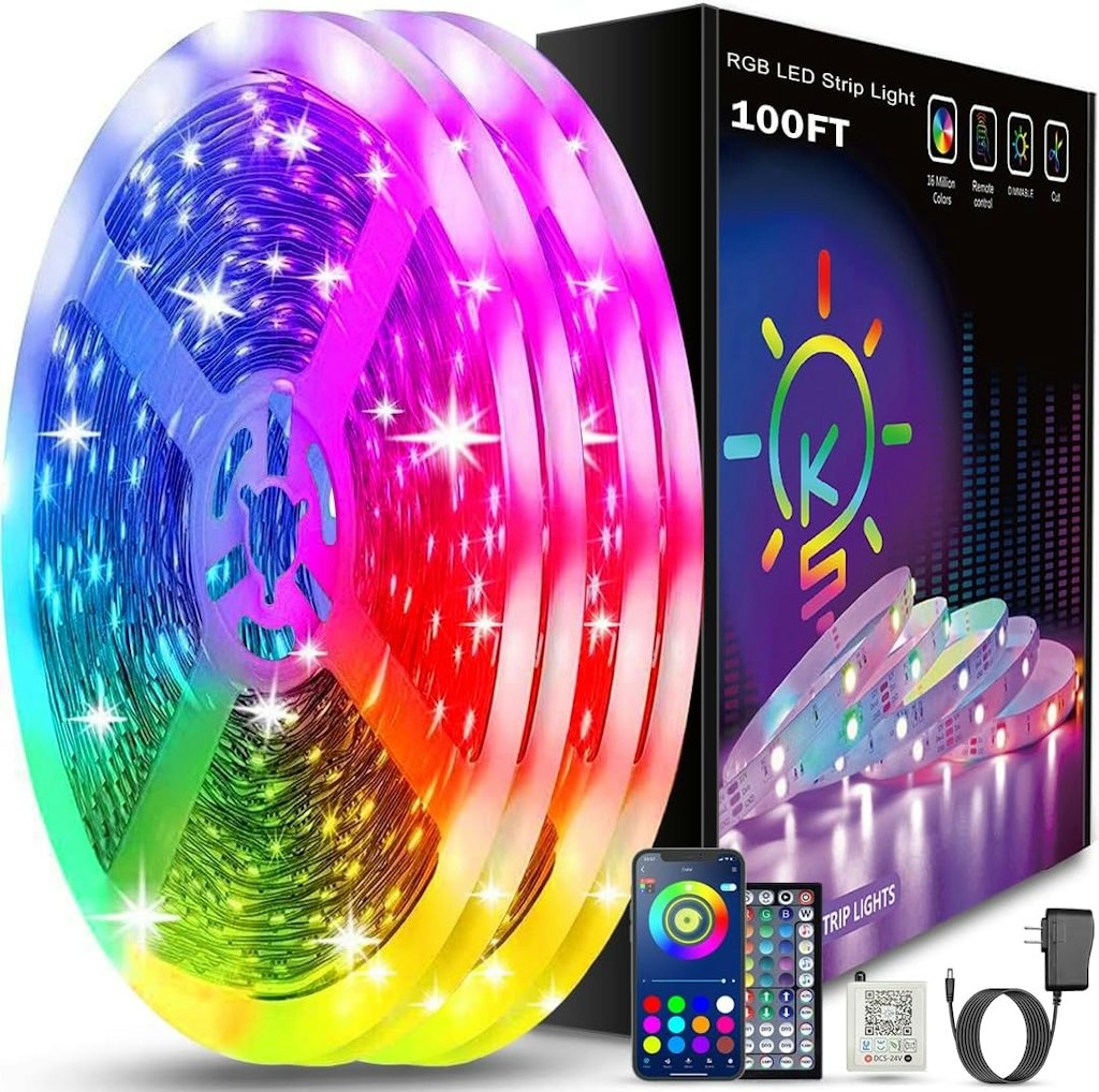 50-Foot LED Strip Light 2-Pack : $9.99 50-Foot LED Strip Light 2-Pack : $9.99