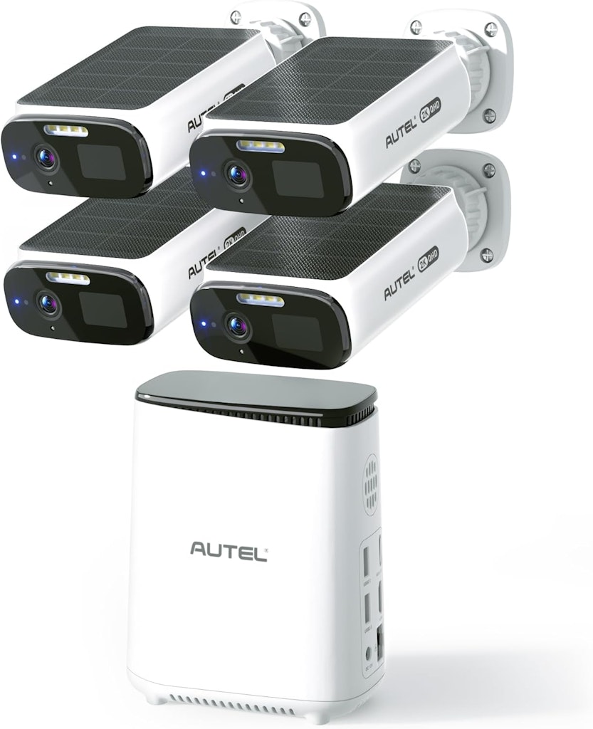 Autel Solar Wireless Outdoor 4-Camera Security System: $189