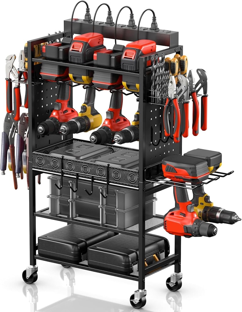 Power Tool Organizer Cart: $45 Power Tool Organizer Cart: $45