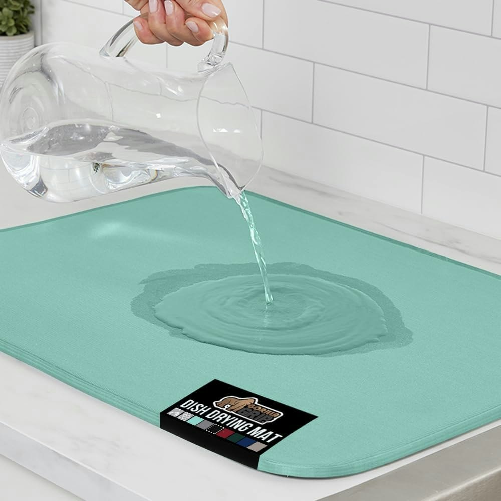 Gorilla Grip Ultra Water Absorbent Microfiber Dish Drying Mat: $8.99 Gorilla Grip Ultra Water Absorbent Microfiber Dish Drying Mat: $8.99