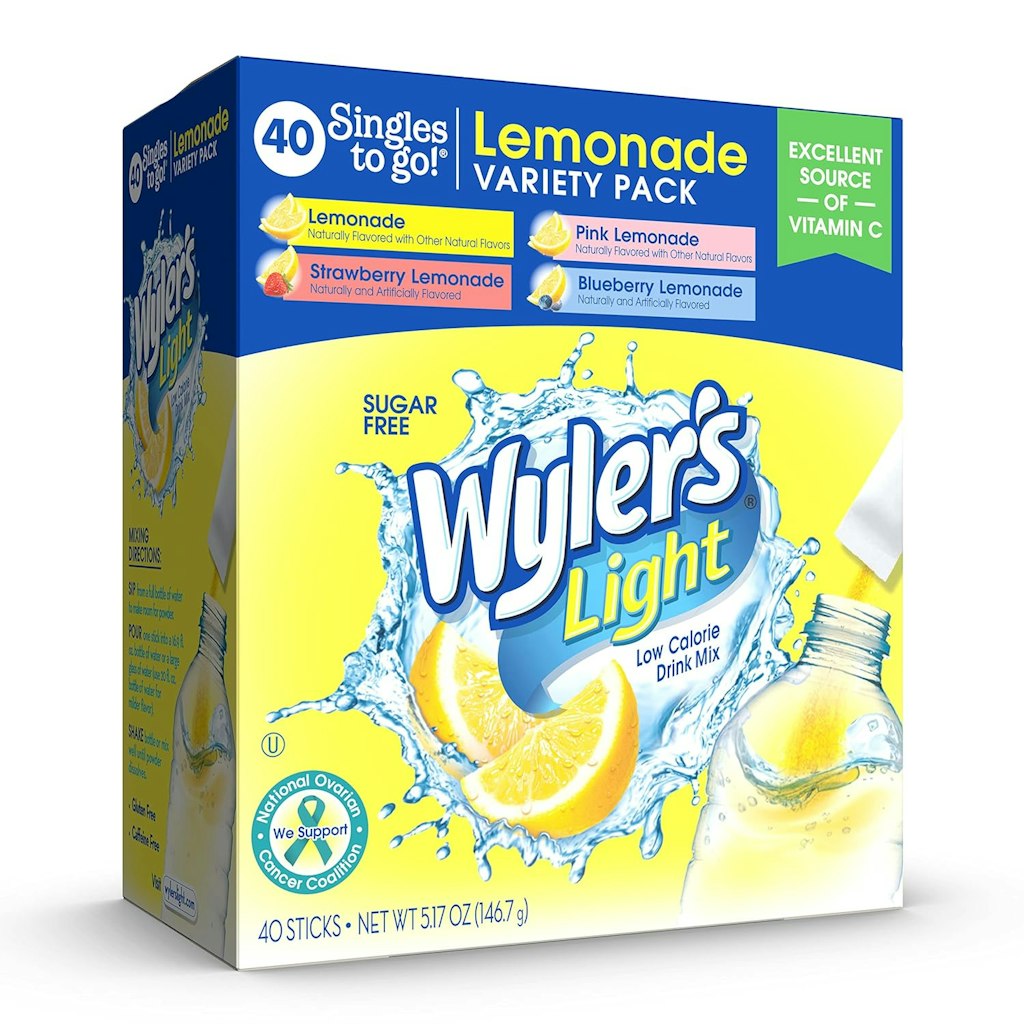 Wyler's Light Lemonade 40-Count Variety Pack: $5.23 Wyler's Light Lemonade 40-Count Variety Pack: $5.23
