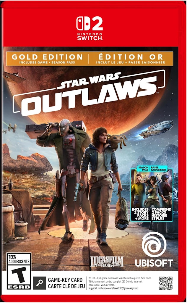 Star Wars Outlaws: Gold Edition for Nintendo Switch 2 : $30