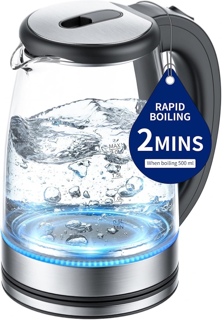 2L Glass Electric Kettle: $23 2L Glass Electric Kettle: $23
