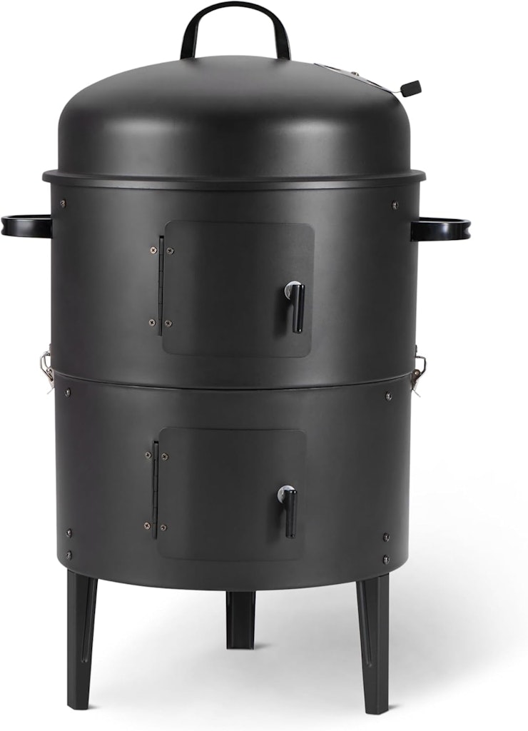Amazon Basics 16" Vertical Charcoal Outdoor Smoker: $55 Amazon Basics 16" Vertical Charcoal Outdoor Smoker: $55