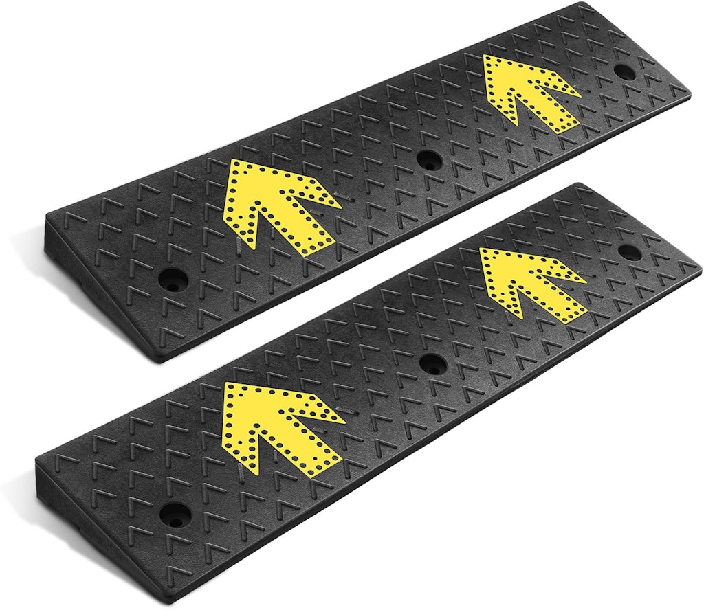 DNA Motoring 2.2" Rise Rubber Arrow Curb Ramp 2-Pack: $38.09 DNA Motoring 2.2" Rise Rubber Arrow Curb Ramp 2-Pack: $38.09
