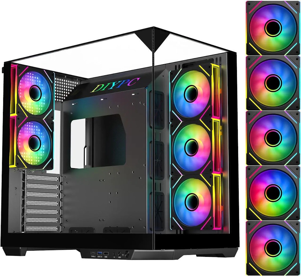 DIYPC Desktop Gaming Computer Case Deals at Newegg: From $50