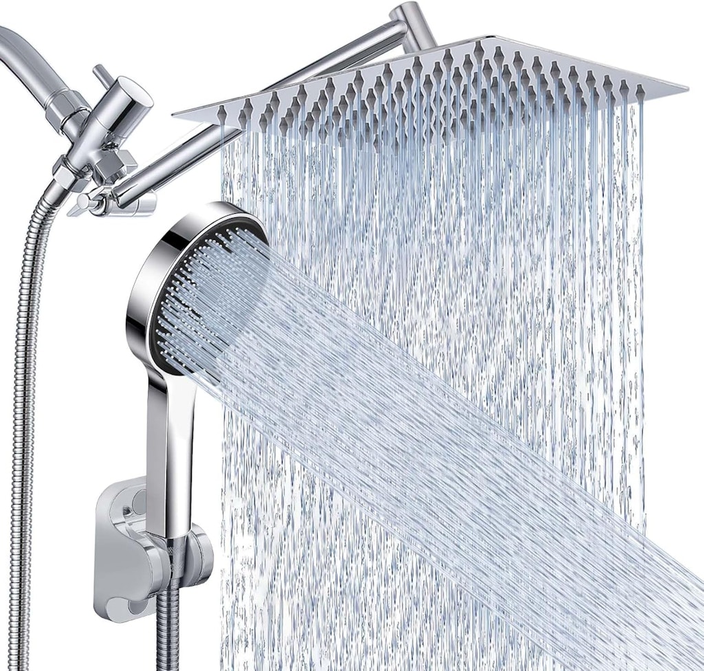 Rain Shower Head with Handheld Spray Combo: $30 w/ Prime