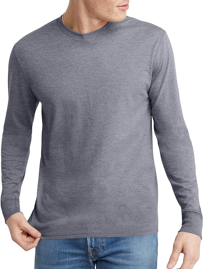 Hanes Men's Originals Long-Sleeve T-Shirt: $6.31 Hanes Men's Originals Long-Sleeve T-Shirt: $6.31