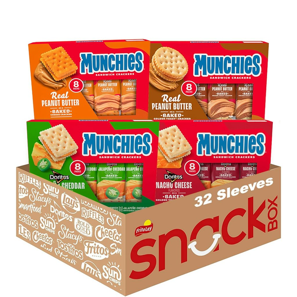 Munchies Baked Sandwich Crackers 32-Count Variety Pack: $12 via Sub & Save