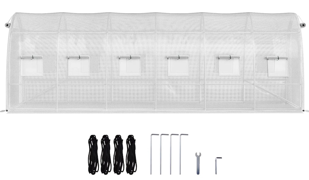 Svopes 20-ft. Walk-In Tunnel Greenhouse : $118 Svopes 20-ft. Walk-In Tunnel Greenhouse : $118