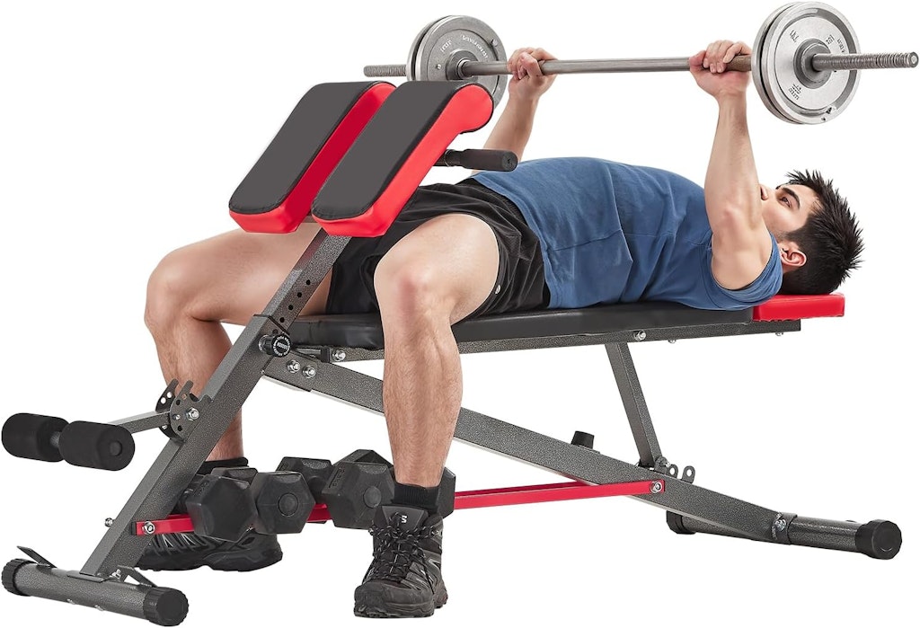 Vevor Adjustable 660-lb. Weight Bench: $93