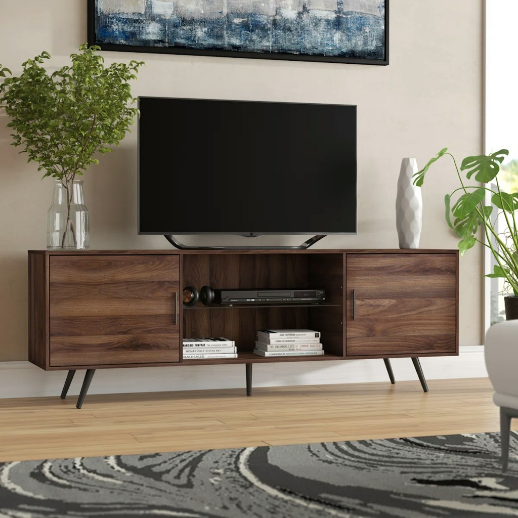 Wade Logan Mid-Century Modern TV Stands and Entertainment Centers at Wayfair: Up to 60% off + extra 10% off first order