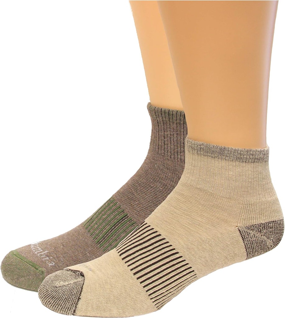 Columbia Men's Quarter Socks 2-Pack: $11
