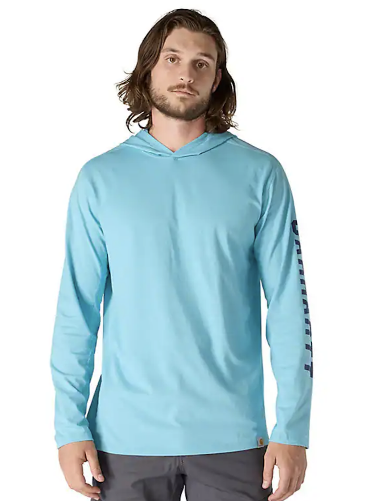 Carhartt Men's Force Relaxed Logo Hoodie: $21 Carhartt Men's Force Relaxed Logo Hoodie: $21