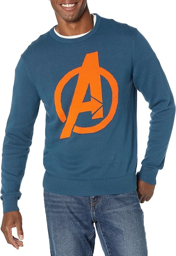 Amazon Essentials Men's Avengers Sweater: $7.90