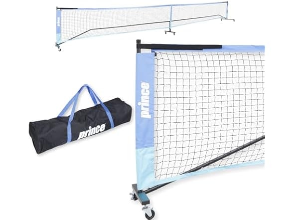 Prince Full Court Pickleball Net & Wheels : $60 Prince Full Court Pickleball Net & Wheels : $60