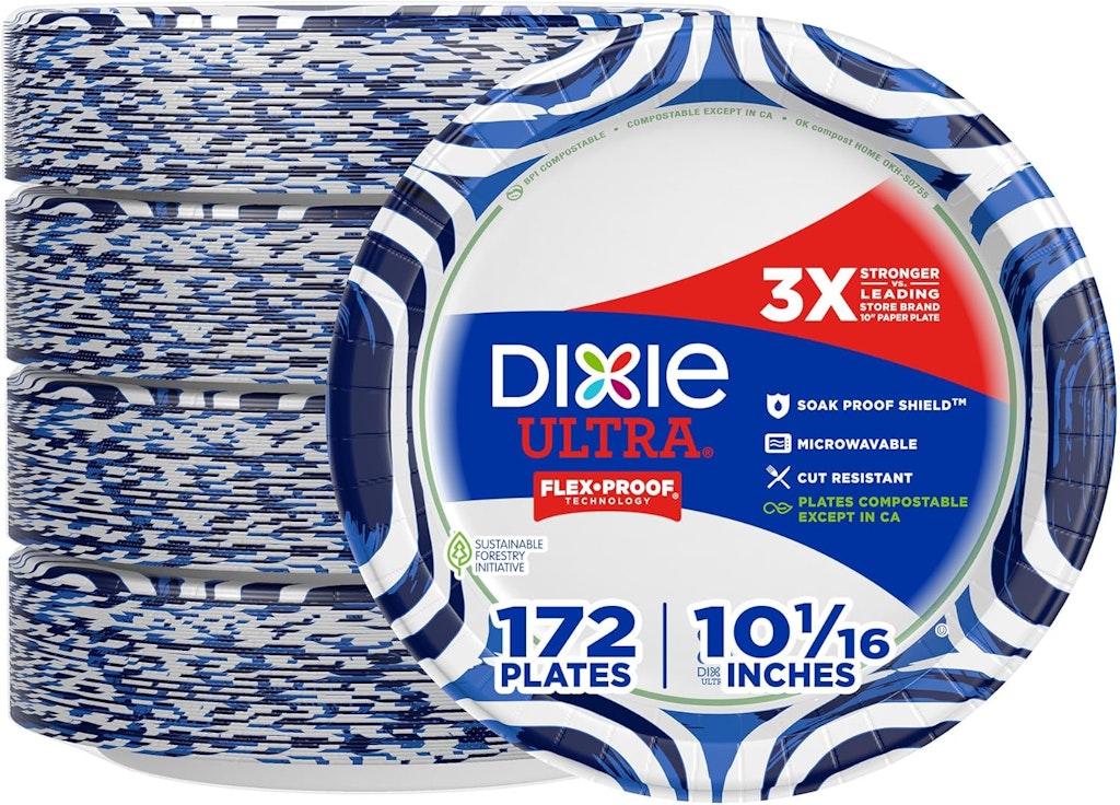 Dixie Ultra 172-Count Large 10" Paper Plates: $19 Dixie Ultra 172-Count Large 10" Paper Plates: $19