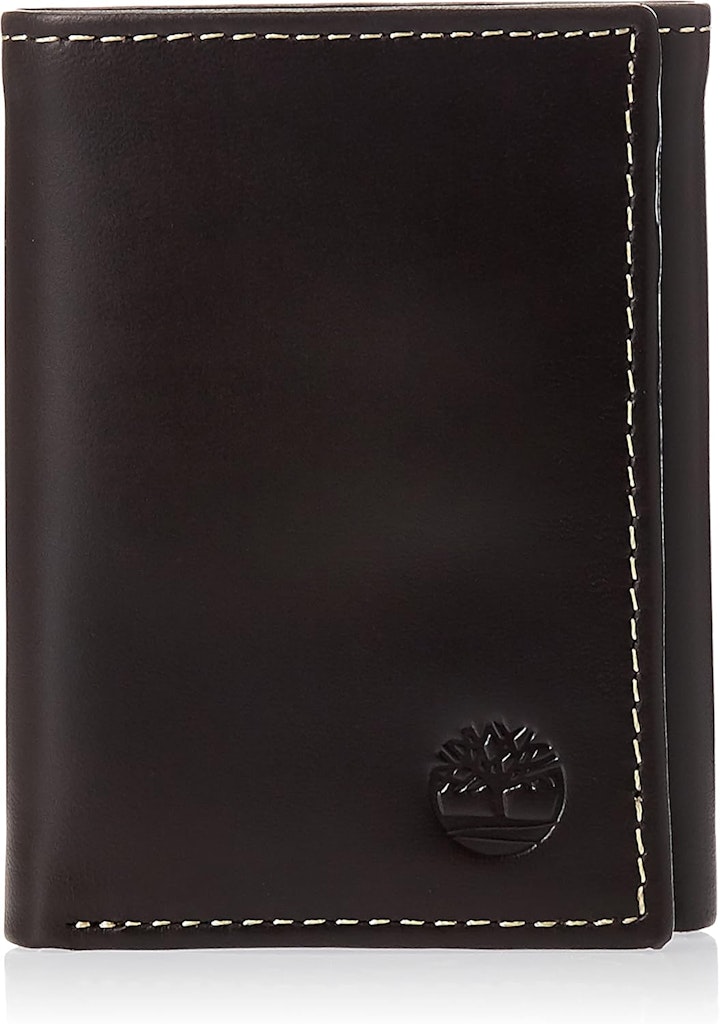 Timberland Leather Trifold Wallet: $10 Timberland Leather Trifold Wallet: $10